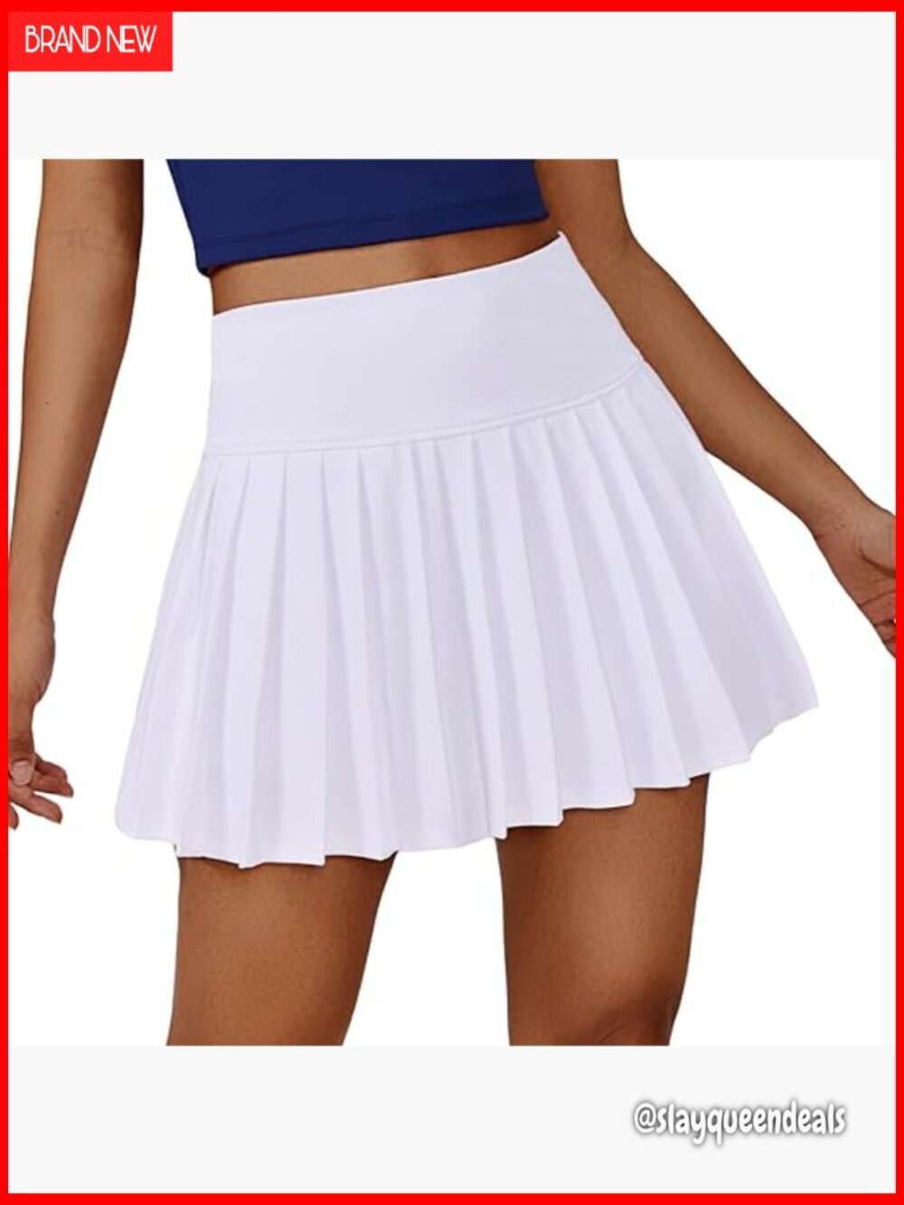 Lightweight Pleated Tennis Skirt High Waist Athletic Skort Quick Dry